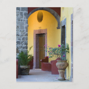 Mexico, San Miguel de Allende, ingang Archway Briefkaart