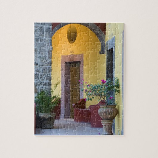 Mexico, San Miguel de Allende, ingang Archway Legpuzzel (Verticaal)