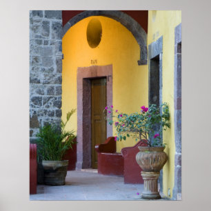 Mexico, San Miguel de Allende, ingang Archway Poster