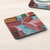 Mexico, San Miguel de Allende, kleurrijk Bier Onderzetter (Linkerzijde)