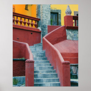 Mexico, San Miguel de Allende, kleurrijk Poster