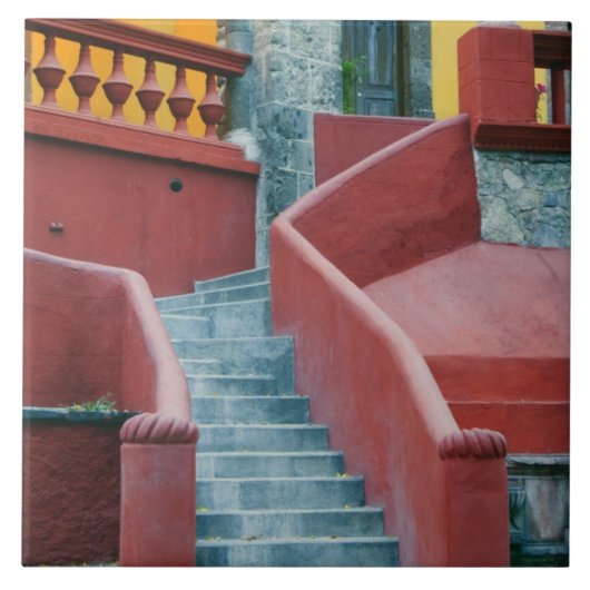 Mexico, San Miguel de Allende, kleurrijk Tegeltje (Voorkant)