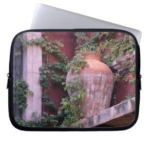 Mexico, San Miguel de Allende, Klimop, kleipot, Laptop Sleeve