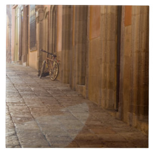 Mexico, San Miguel de Allende, Sidewalk met Tegeltje