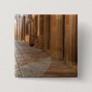 Mexico, San Miguel de Allende, Trottoir met Vierkante Button 5,1 Cm