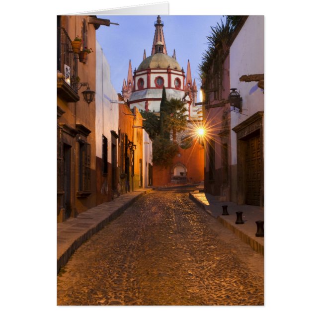 Mexico, San Miguel de Allende. Vroeg in de ochtend (Voorkant)