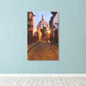 Mexico, San Miguel de Allende. Vroege ochtend Canvas Afdruk (Insitu (Houten vloer))