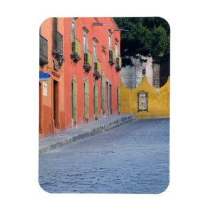 Mexico, San Miguel de Allende, Woningen langs Magneet