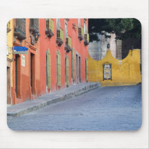 Mexico, San Miguel de Allende, Woningen langs Muismat