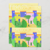 Mexico schilderkunst kaart (Voorkant / Achterkant)