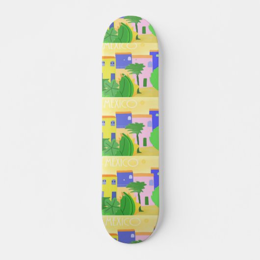 Mexico schilderkunst persoonlijk skateboard (Voorkant)