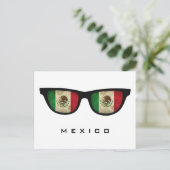 Mexico Shades aangepast briefkaart voor tekst en k (Staand voorkant)