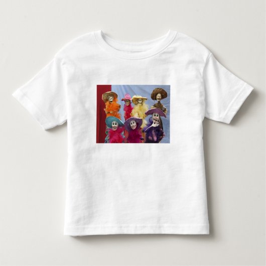Mexico. Skelet Catrinas, beroemde figuren Kinder Shirts (Voorkant)