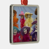 Mexico. Skelet Catrinas, beroemde figuren Metalen Ornament (Rechts)