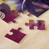 Mexico. Skeletale Catrina's, vierende figuren Legpuzzel (Zijkant)