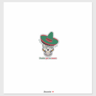 Mexico Soccer Skull 2026 - Pasión Que No Muere Foo Sticker
