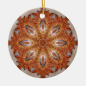 Mexico Sol Kaleidoscope Medallion Keramisch Ornament (Voorkant)