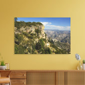 Mexico, staat Chihuahua, Copper Canyon. DIT Canvas Afdruk (Insitu (Woonkamer))