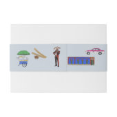 Mexico-Stad Aquarel Uitnodigingen Wikkel (Achterkant Voorbeeld)