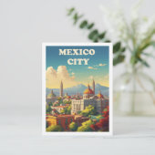 Mexico-Stad Beroemde Reisplaats Briefkaart (Staand voorkant)