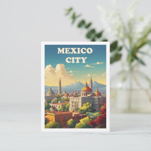 Mexico-Stad Beroemde Reisplaats Briefkaart (Staand voorkant)
