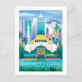 Mexico-Stad Briefkaart (Voorkant)