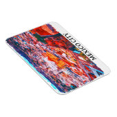 Mexico Stad CDMX Schilderij Panorama Uitzicht Magneet (Rechterzijde)