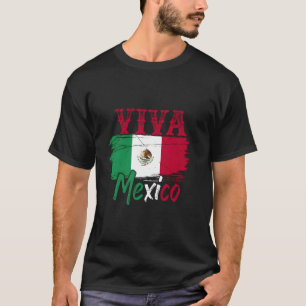 Mexico Stad Mexicaanse vlag Gift Latijns-Amerika M T-shirt