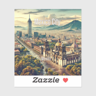 Mexico-Stad Mexico 3 inch Vinyl Sticker