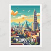 Mexico-Stad Mexico Beroemde reisplekken Briefkaart (Voorkant)