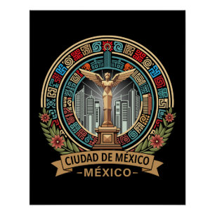 Mexico-Stad Mexico Centraal-Amerika Perfect Poster