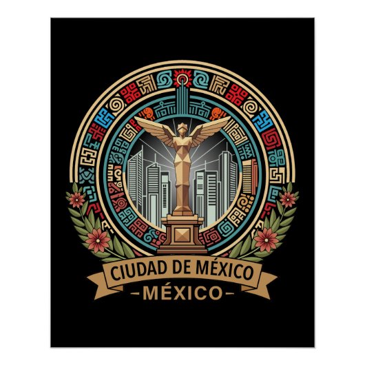 Mexico-Stad Mexico Centraal-Amerika Perfect Poster (Voorkant)