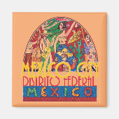 MEXICO-STAD Mexico Magneet (Voorkant)