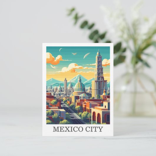 Mexico-Stad, Mexico: Reizen  Briefkaart (Staand voorkant)