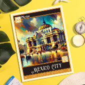 Mexico-Stad, Mexico |  schilderij Briefkaart