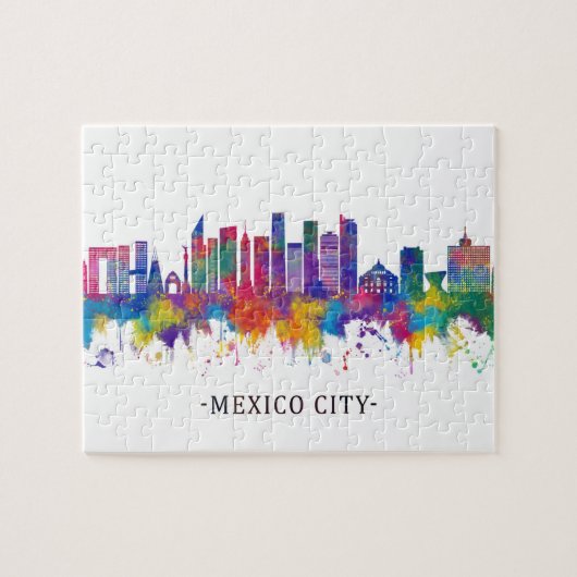 Mexico-stad Mexico Skyline Legpuzzel (Horizontaal)