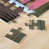 Mexico-stad, mexico-vakantie-poster legpuzzel (Zijkant)