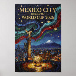 Mexico-Stad Poster