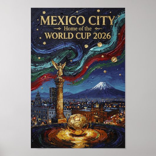 Mexico-Stad Poster (Voorkant)