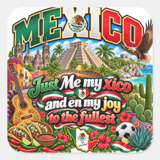 Mexico sticker (Voorkant)
