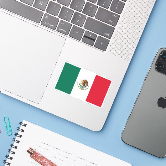 Mexico Sticker (Laptop met iPhone)