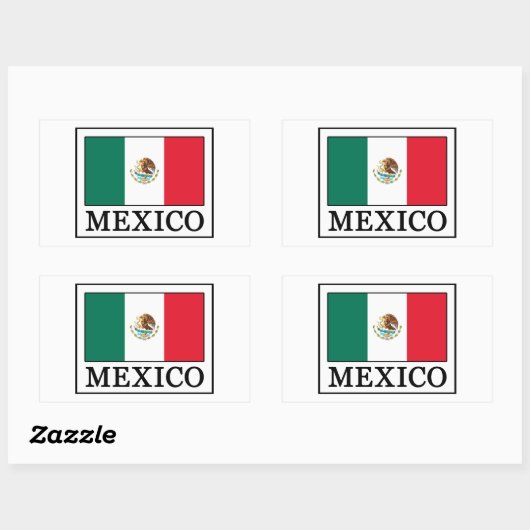 Mexico-sticker Rechthoekige Sticker (Vel)