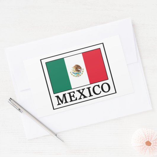 Mexico-sticker Rechthoekige Sticker (Envelop)