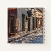 Mexico Straat met kinderkopjes Notitieboek (Achterkant)
