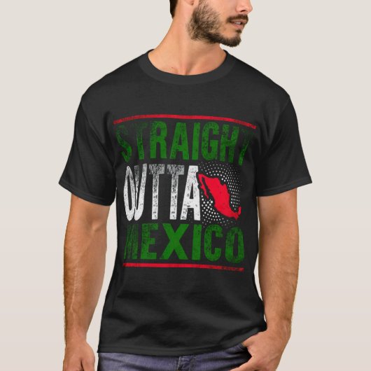 Mexico Straight Outta Mexico T-shirt (Voorkant)