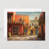 Mexico Streets Briefkaart (Voorkant / Achterkant)