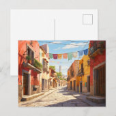 Mexico Streets Briefkaart (Voorkant / Achterkant)