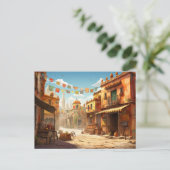 Mexico Streets Briefkaart (Staand voorkant)