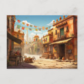 Mexico Streets Briefkaart (Voorkant)