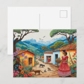 Mexico Streets Briefkaart (Voorkant / Achterkant)